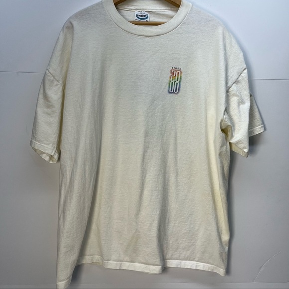 Vintage Y2K Year 2000 The World Is Watching T Shirt Size XL - Picture 2 of 8